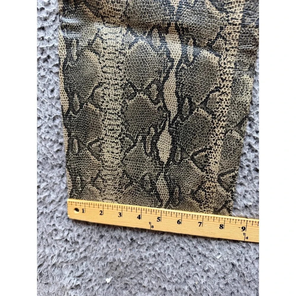 Vintage Y2k Harley-Davidson Genuine Leather Snakeskin Pants Womens Size 29 x 34